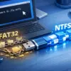Команда convert для конвертации флешки из FAT32 в NTFS в командной строке Windows.